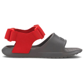 Sandale pentru copii Puma Divecat v2 Injex Ps gri-roșu 369546 05