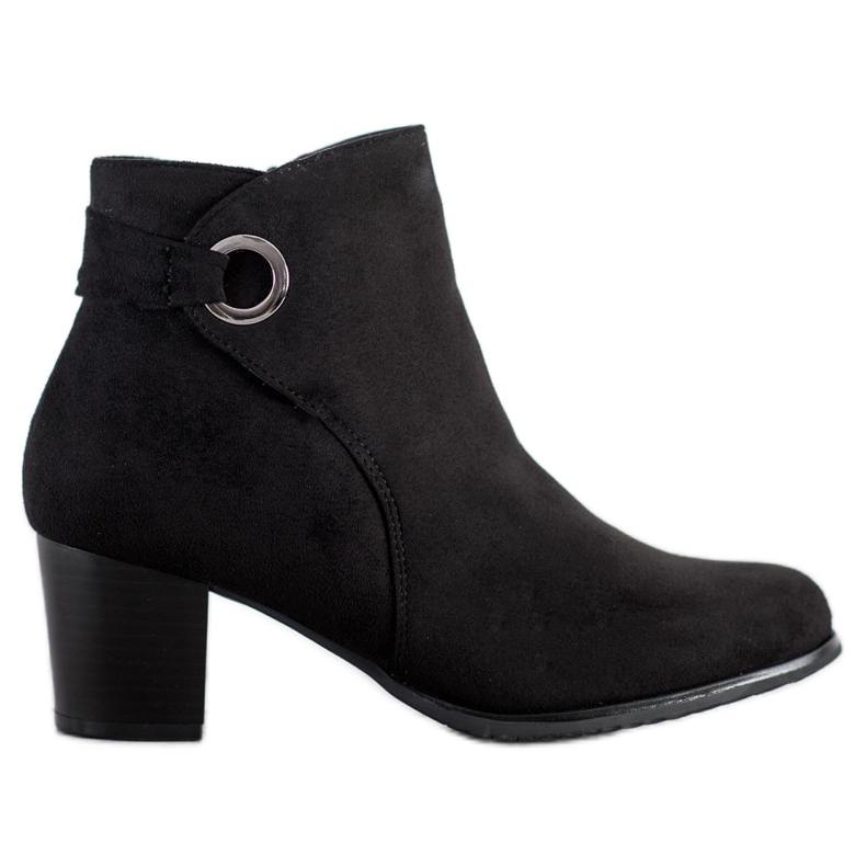 Cizme negre confortabile negru