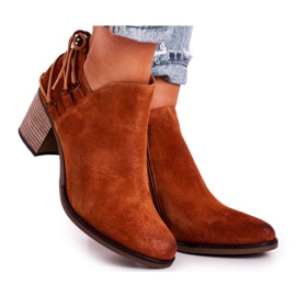 Cizme de damă pe toc Maciejka Spring Leather Red 04812-29 maro Cizme de damă pe toc Maciejka Spring Leather Red 04812-29 maro