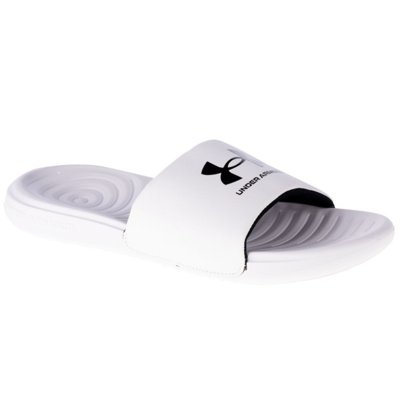 Slide fixe Under Armour Ansa 3023761-103 alb