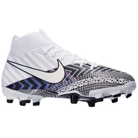 Pantof de fotbal Nike Mercurial Superfly 7 Academy Mds FG / MG Junior BQ5409 110 alb alb