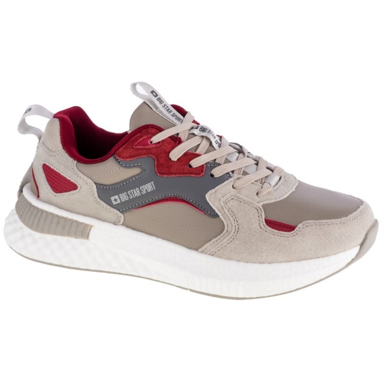 Pantofi Big Star M GG174463 bej roșu