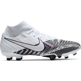 Pantof de fotbal Nike Mercurial Superfly 7 Academy Mds FG / MG M BQ5427-110 alb multicolor