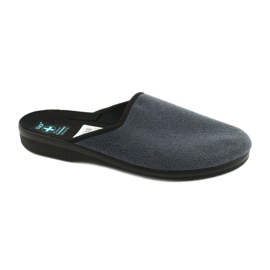 Papuci bărbați Adanex 24141 negru albastru