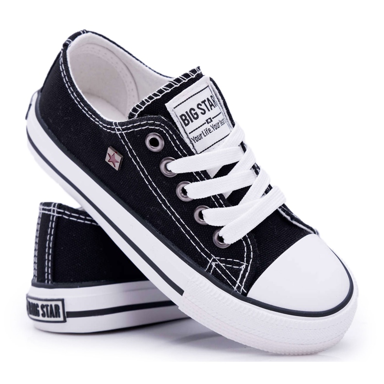 Încălțăminte pentru copii Adidași Big Star Black FF374206 alb negru