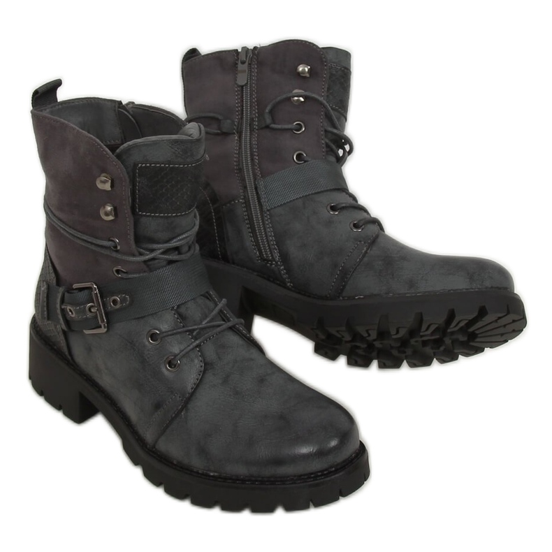 Cizme gri 1215-PA Gri