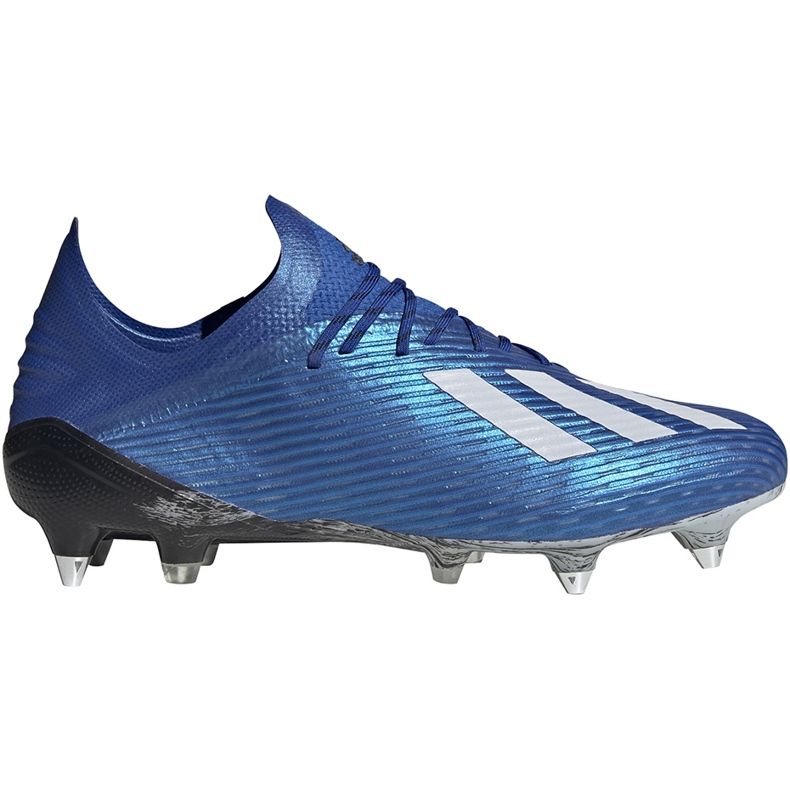 Pantofi de fotbal Adidas X 19.1 Sg albastru EG7144
