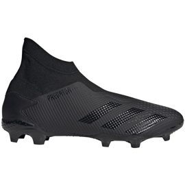 Ghete de fotbal Adidas Predator 20.3 Ll Fg negru EF1645 Ghete de fotbal Adidas Predator 20.3 Ll Fg negru EF1645