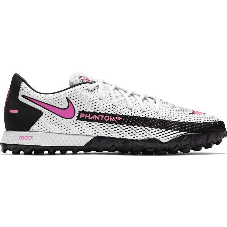 Pantof de fotbal Nike React Phantom Gt Pro Tf CK8468 160 alb alb