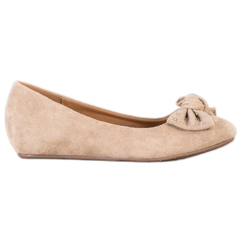 Fama Wedge Ballerina bej