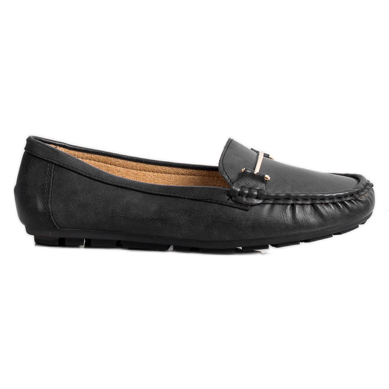 Clowse Mocasini confortabili negru Clowse Mocasini confortabili negru