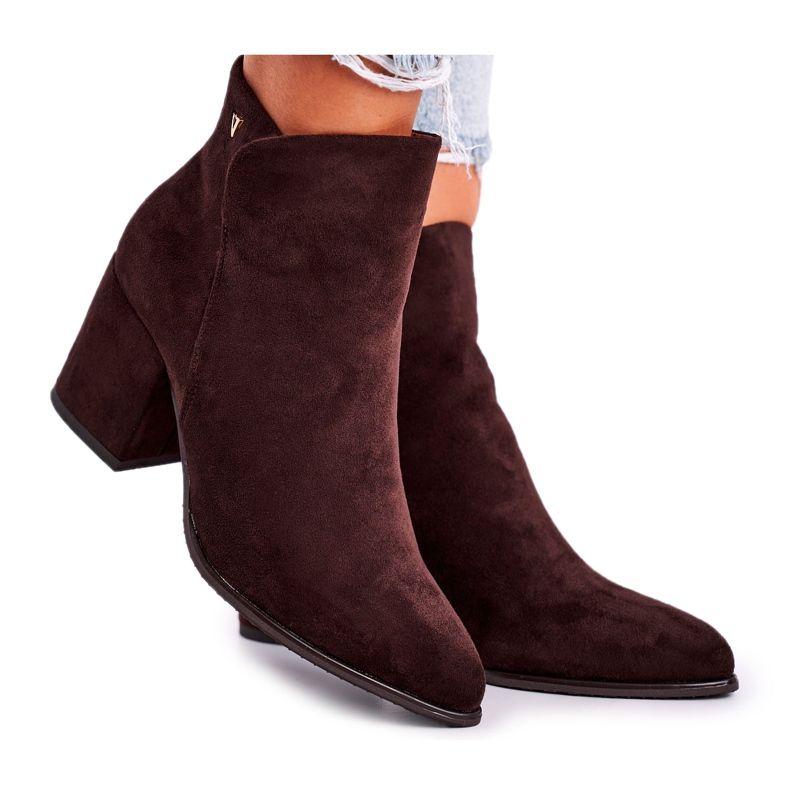 Vinceza Cizme de damă Warm Eco Suede Brown Maro Atât de bine