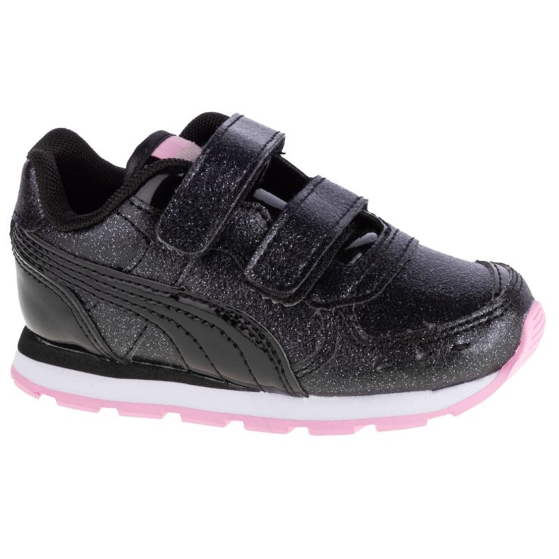 Puma Vista Glitz V Infants Jr 369721-10 negru roz
