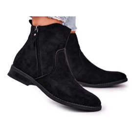 EVE Cizme de damă Cizme de cowboy Toc plat Plemmi negru EVE Cizme de damă Cizme de cowboy Toc plat Plemmi negru