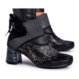 Cizme din piele caldă pentru femei Maciejka Blue Navy 03790-20 albastru marin Cizme din piele caldă pentru femei Maciejka Blue Navy 03790-20 albastru marin