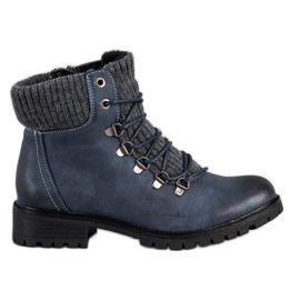 Filippo Trappers cu stil albastru marin albastru