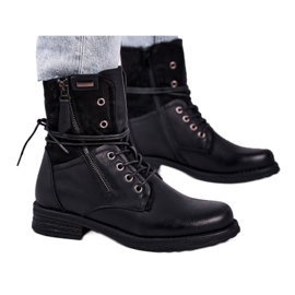 EVE Cizme de muncitor negre pentru femei Perfecto negru EVE Cizme de muncitor negre pentru femei Perfecto negru