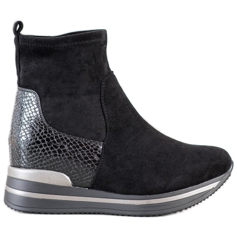 Gogo Cizme cu pană negru Gogo Cizme cu pană negru