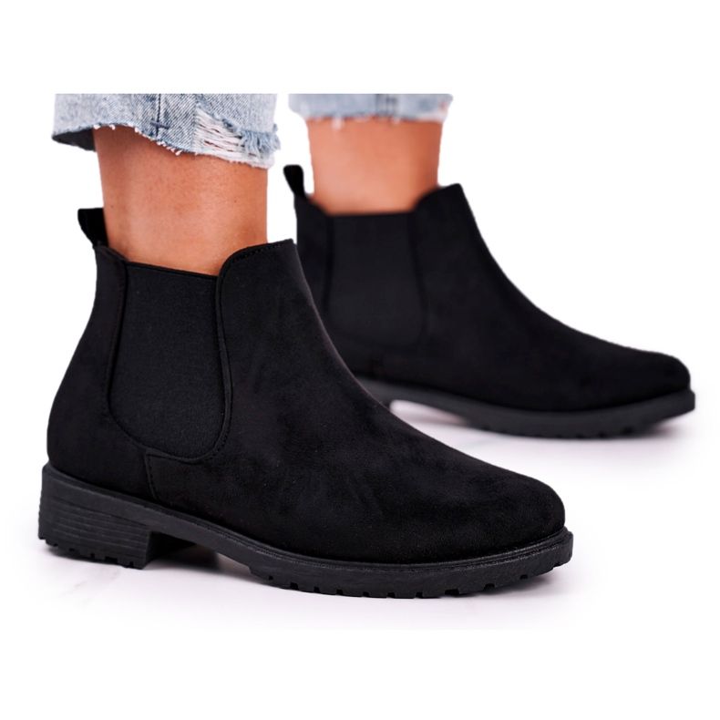 Cizme negre Shaggy negre pentru femei negru Cizme negre Shaggy negre pentru femei negru