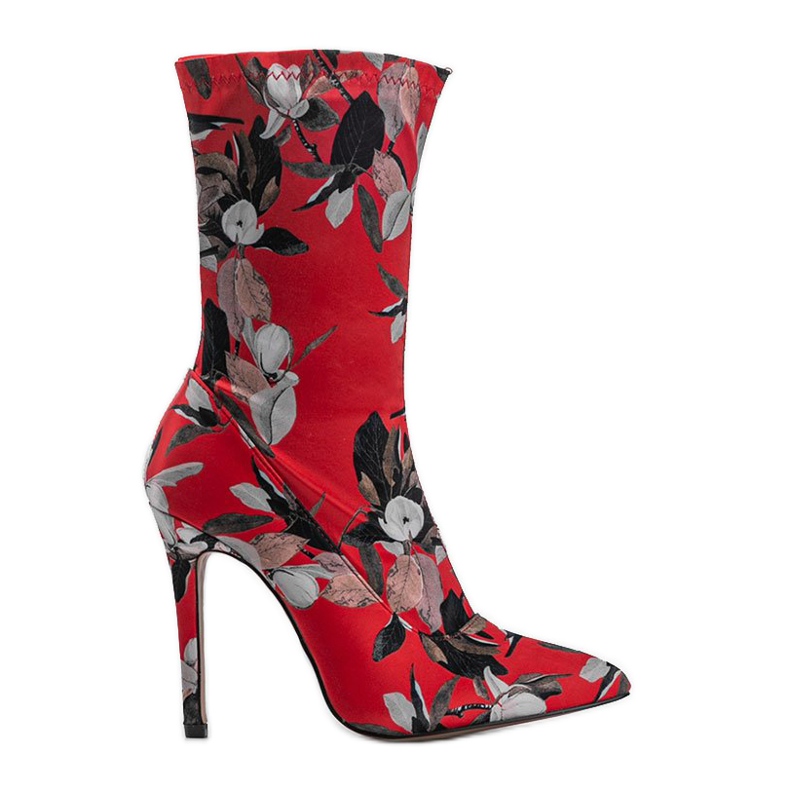 Ghete roșii cu șosetă Santana roșu