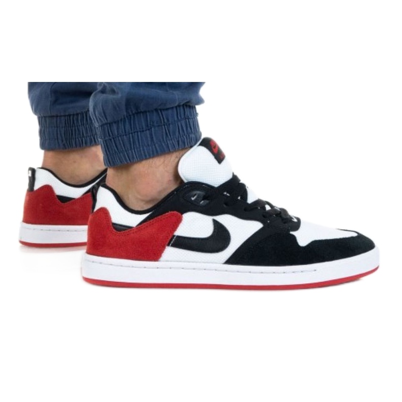 Nike Sb Alleyoop M CJ0882-102 alb negru roșu Nike Sb Alleyoop M CJ0882-102 alb negru roșu