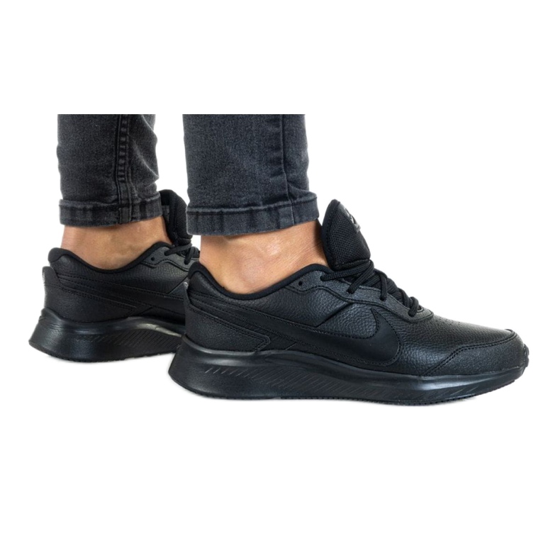 Pantof Nike Vesity Leather Gs Jr CN9146-001 negru roșu
