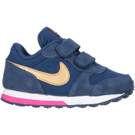 Pantofi pentru copii Nike Md Runner 2 Tdv 807328 406 albastru marin