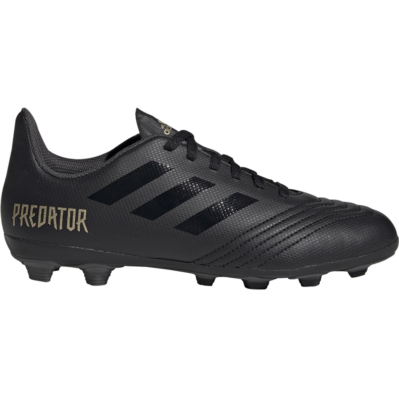 Ghete de fotbal Adidas Predator 19.4 FxG Junior negru EF8989