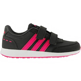 Pantofi copii Adidas Vs Switch 2 Cmf C negru-roz EG1594