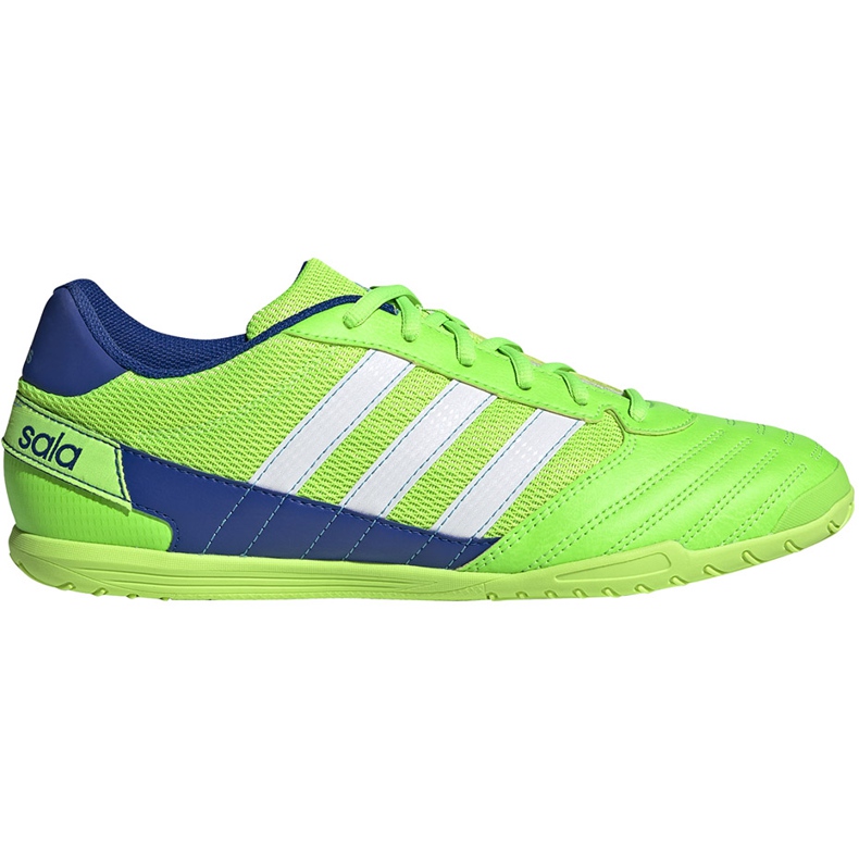 Pantofi de fotbal Adidas Super Sala verde și albastru FV2564