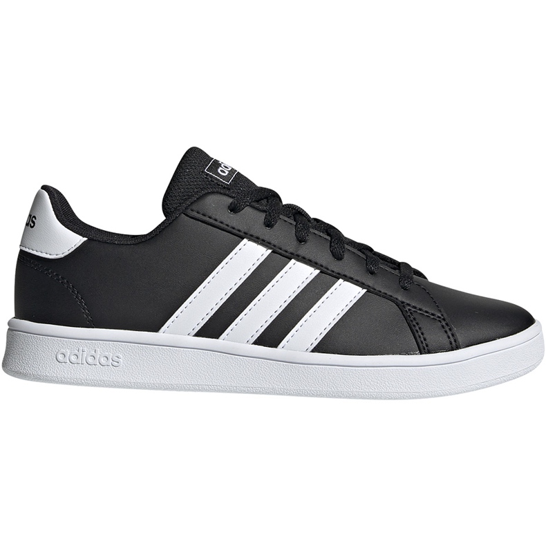 Pantofi copii Adidas Grand Court K negru și alb EF0102