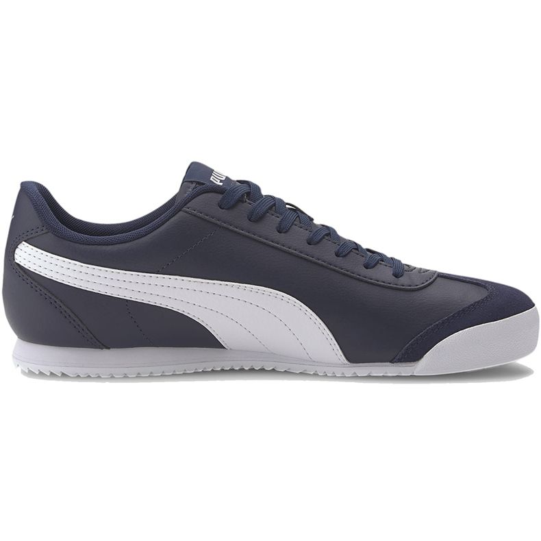 Încălțăminte pentru bărbați Puma Turino bleumarin-alb 371113 04 albastru marin