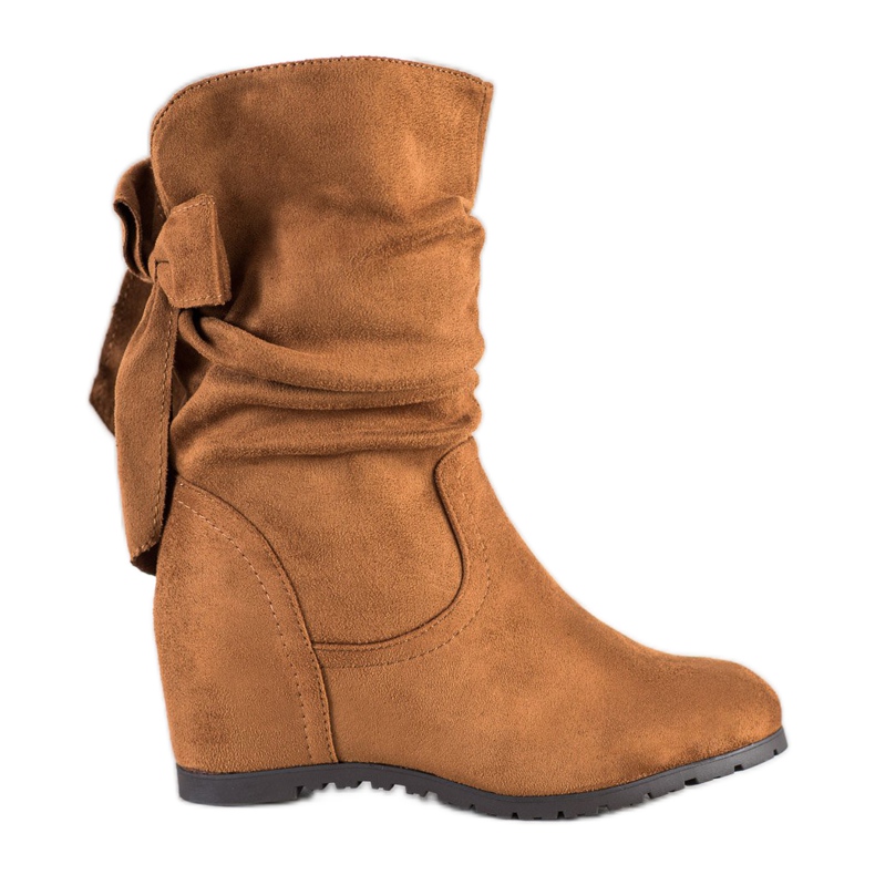 SHELOVET Ghete cu pană înaltă maro