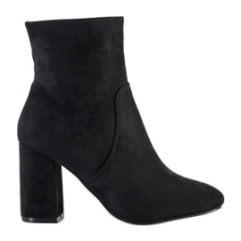 Diamantique Cizme din piele de căprioară elegante negru Diamantique Cizme din piele de căprioară elegante negru