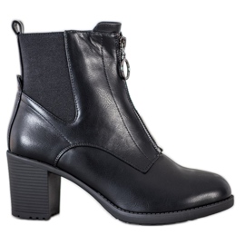 Gogo Cizme calde cu fermoar negru