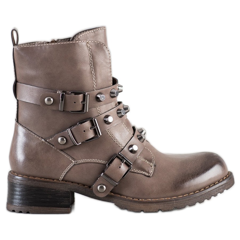 SHELOVET Muncitori calzi cu ornamente bej