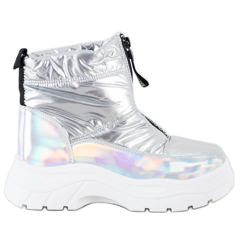 SHELOVET Cizme de zăpadă pe glisor argint SHELOVET Cizme de zăpadă pe glisor argint