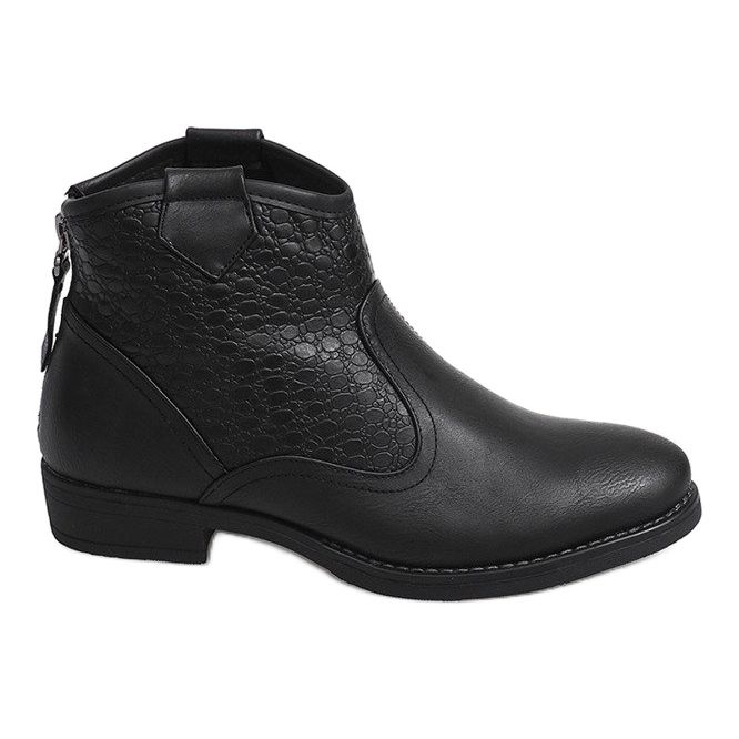 Încălțăminte scăzută Cowboy Boots 248-PA Negru