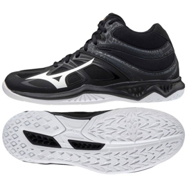 Încălțăminte Mizuno Thunder Blade 2 Mid M V1GA197550 multicolor negru Încălțăminte Mizuno Thunder Blade 2 Mid M V1GA197550 multicolor negru