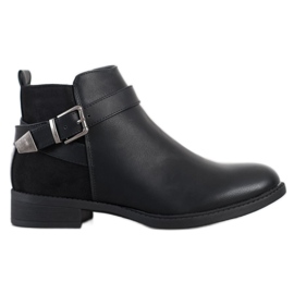 Anesia Paris Cizme clasice cu cataramă negru Anesia Paris Cizme clasice cu cataramă negru