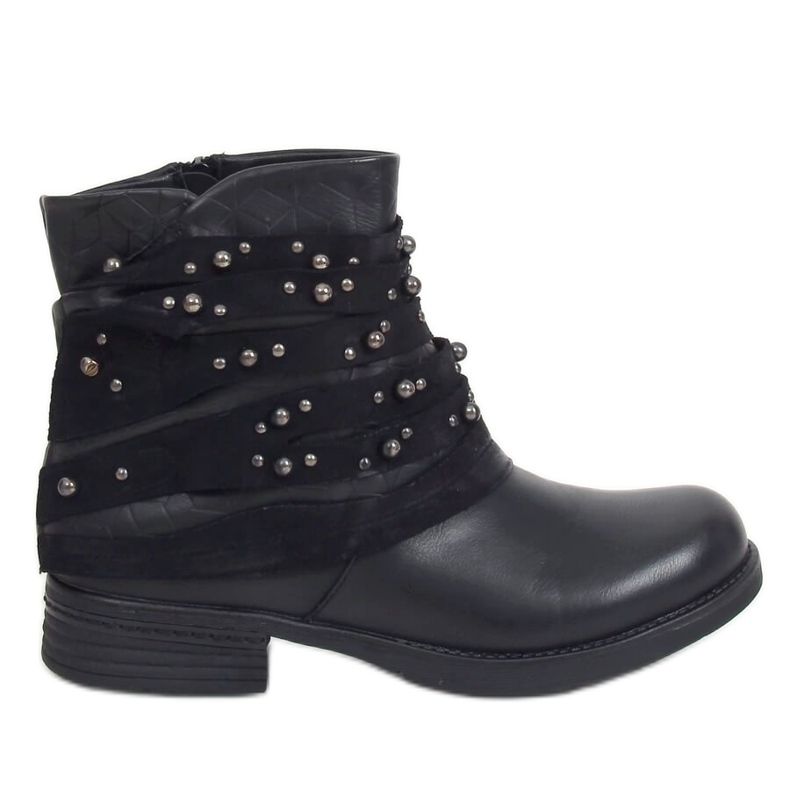 Cizme de damă negre BZ66016-KB Negre negru