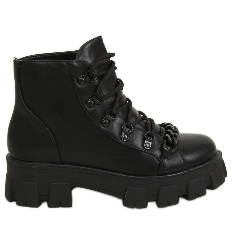 Cizme negre cu talpă înaltă NC1106 Negre negru