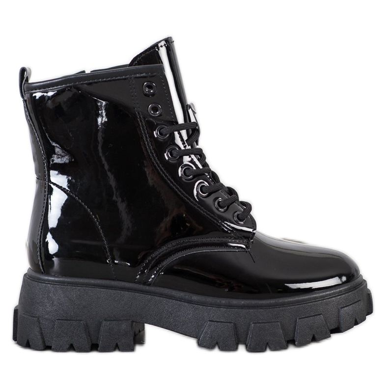 SHELOVET Trappers lacuit pe platformă negru