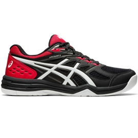 Pantofi de volei pentru bărbați Asics Upcourt 4 negru-roșu 1071A053 002 multicolor