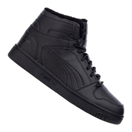 Puma Rebound LayUp Sl Fur M 369830-03 negru Puma Rebound LayUp Sl Fur M 369830-03 negru