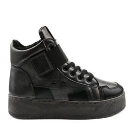 Ghete izolate pe Riverview negru gri