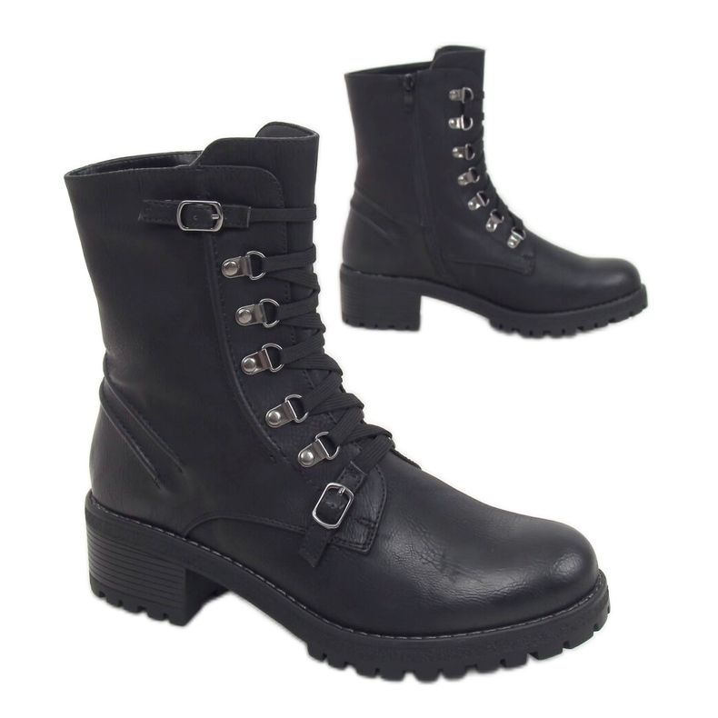 Ghete militare negre 361 Negre negru