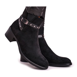Cizme de damă Sergio Leone Suede Negru BT615