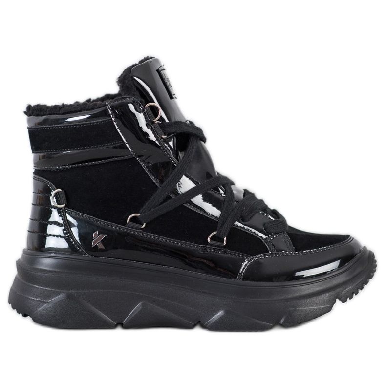 Kylie Trapperi la modă lăcuți negru