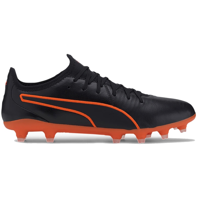 Pantofi de fotbal Puma King Pro Fg negru-portocaliu 105608 06 multicolor